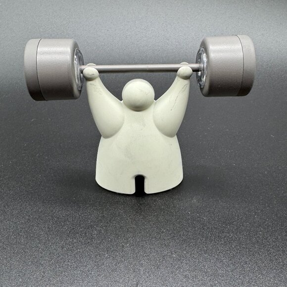 Novelty Lift & Shake Weight Lifter Salt and Pepper Shakers - Picture 1 of 6